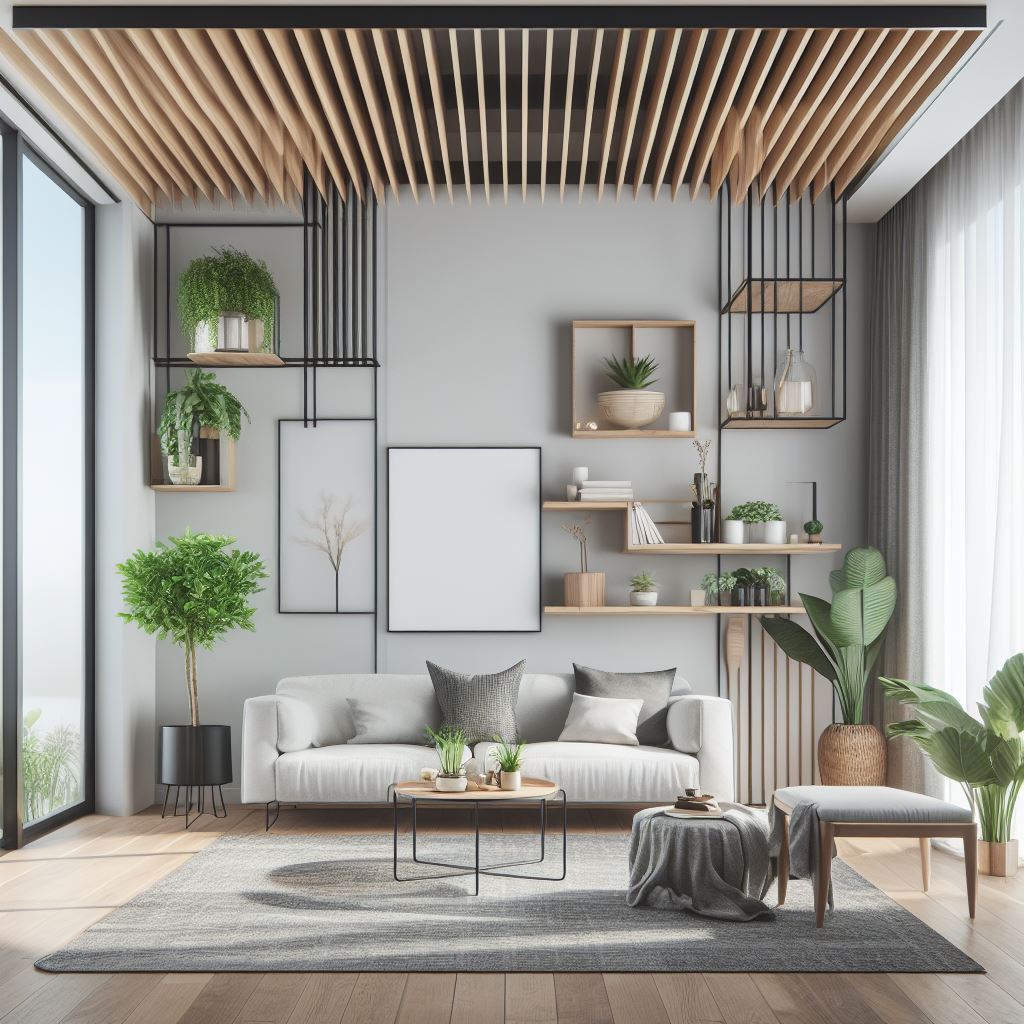 Modern living room showcasing 2023 interior design trends