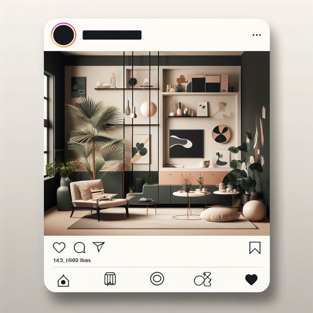instagram interior design advertising