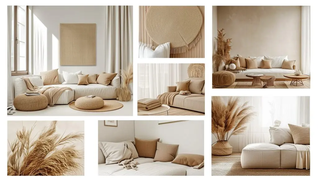 Modern Minimalist Living Room Ideas: Top Interior Design Tips 14 A collection of images showing various minimalist styles