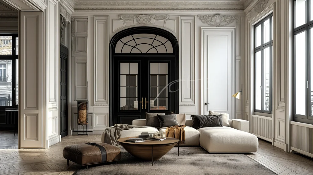 Classic and Contemporary Interior Black Doors
