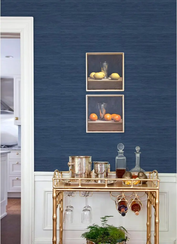 Peel and Stick Removable Wallpaper | 11 Best peel and stick wallpaper styles 19 Navy Wallapaper
