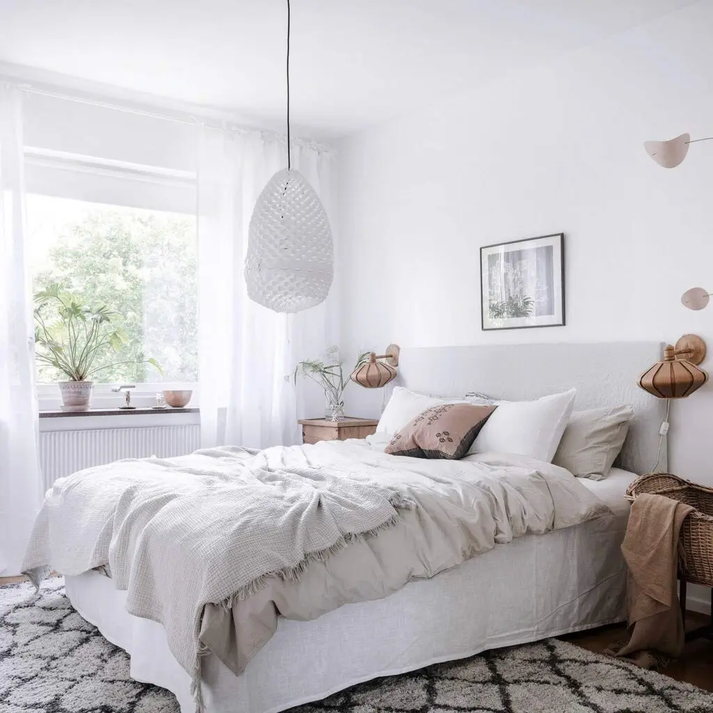 Peel and Stick Removable Wallpaper | 11 Best peel and stick wallpaper styles 18 White Wallapaper Bedroom