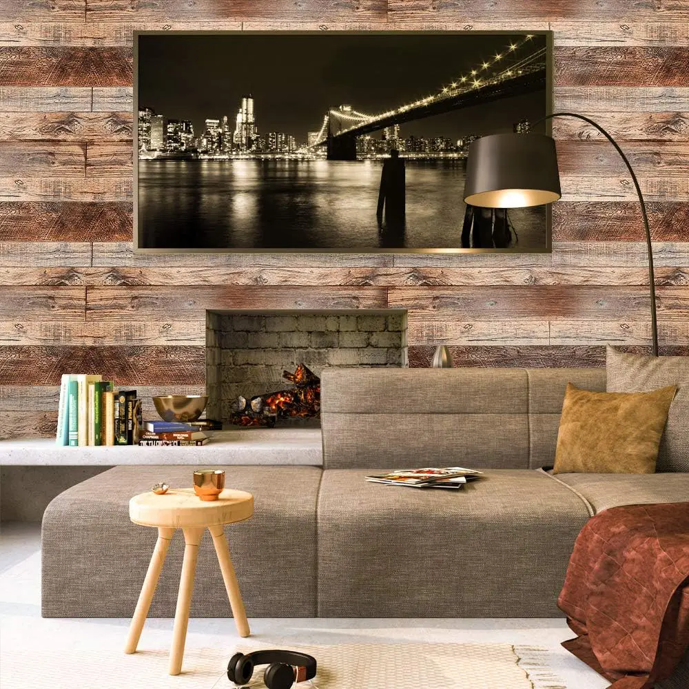Peel and Stick Removable Wallpaper | 11 Best peel and stick wallpaper styles 28 Wooden look Wallpaper