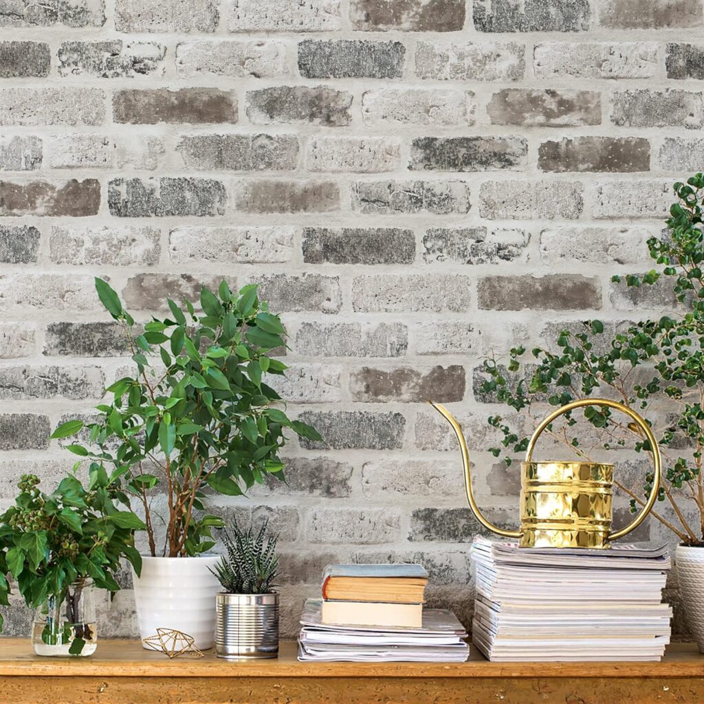 brick peel and stick wallpaper
