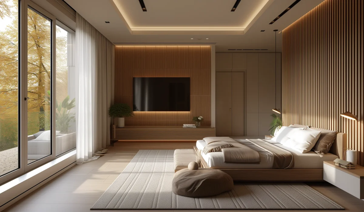 Neutral Bedroom Ideas modern bedroom showcasing a Neutral Color Scheme Master Bedroom in Neutral Colors