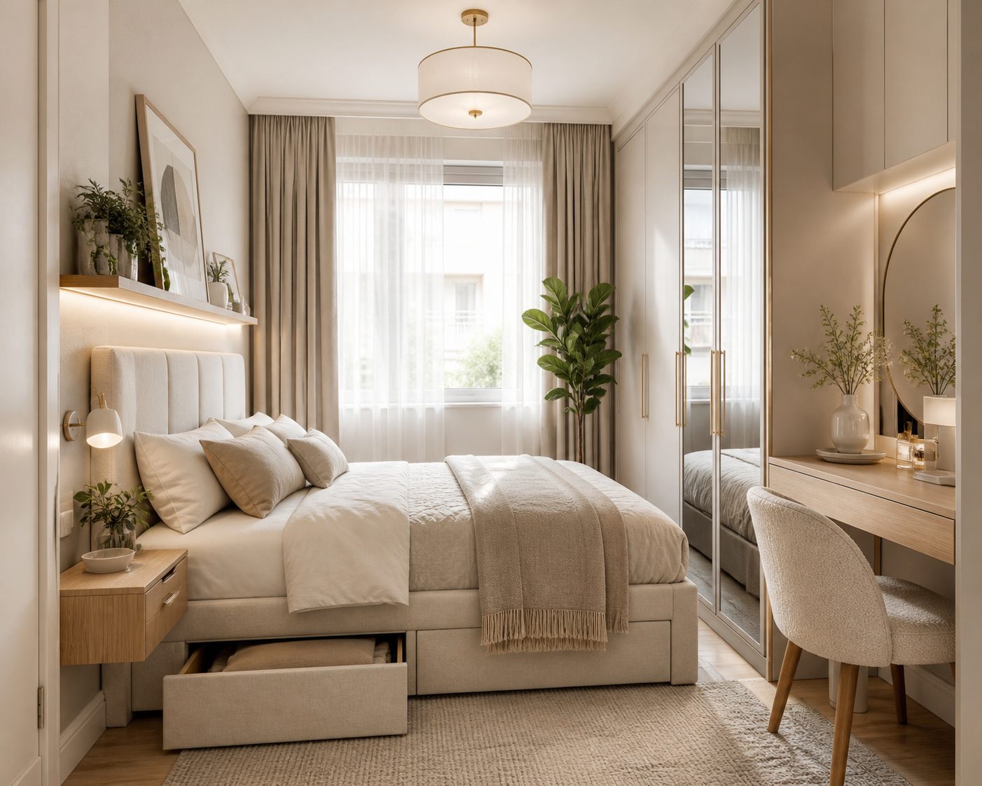 Small Bedroom Decorating Ideas 2026: 47 Smart Ways to Maximize Your Space 2 Strategic Furniture Selection for Small Bedrooms