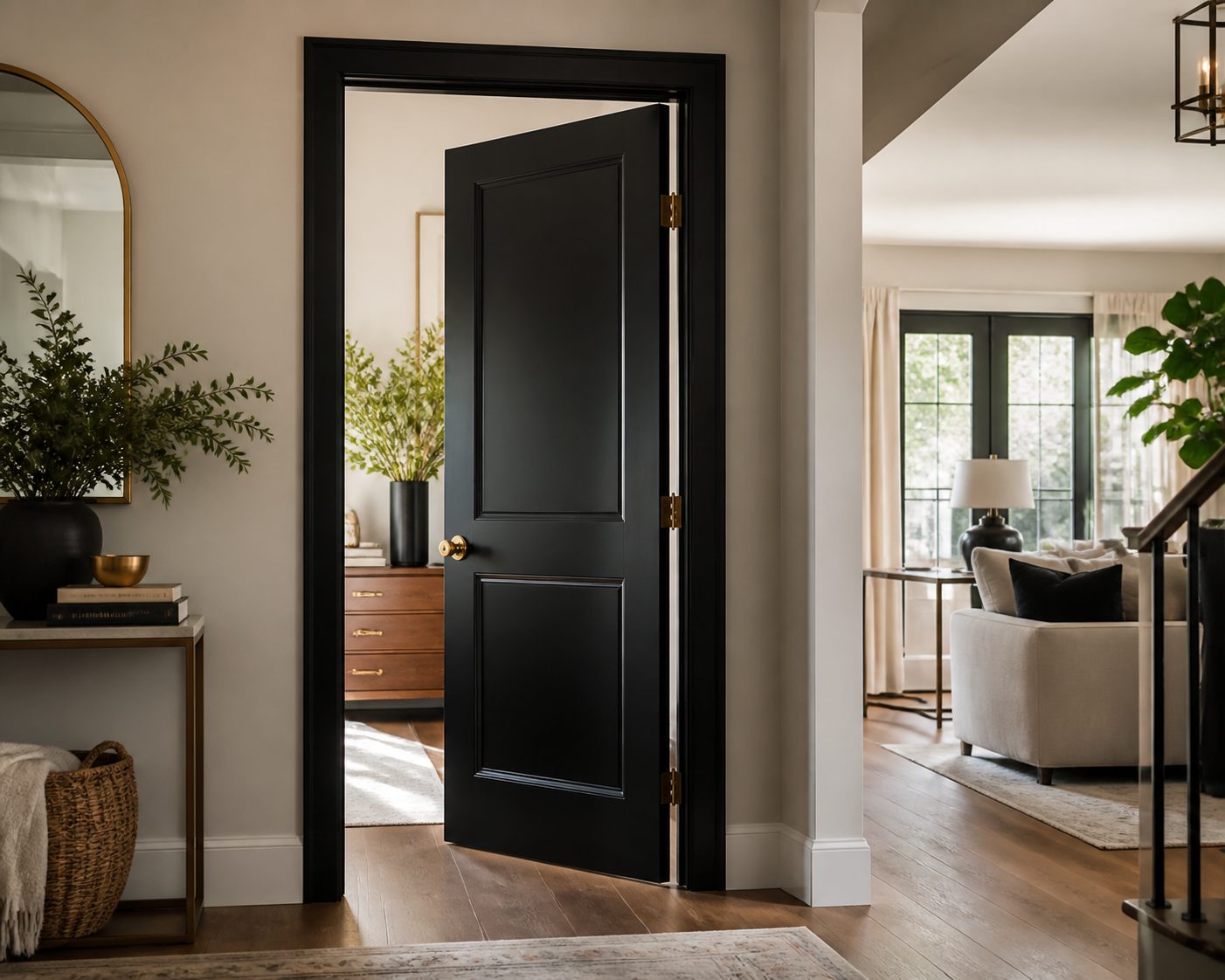 Black Interior Doors: The Bold & Elegant Design Secret 6 Practical Elegance: The Unexpected Benefits of Black Interior Doors