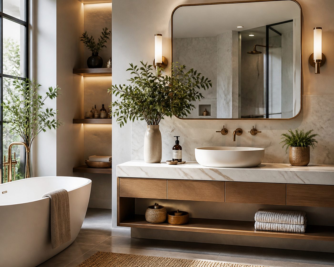 Bathroom Fittings: Design Your Dream Space & Boost Home Value 6 Step 1: Identify Your Bathroom's Design Style
