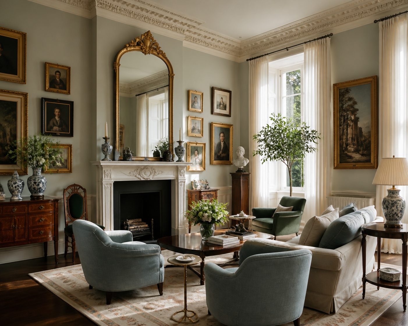Georgian Interior Design: Mastering Elegance, History, and Modern Comfort 6 The Eclectic Artistry of the Georgian Era