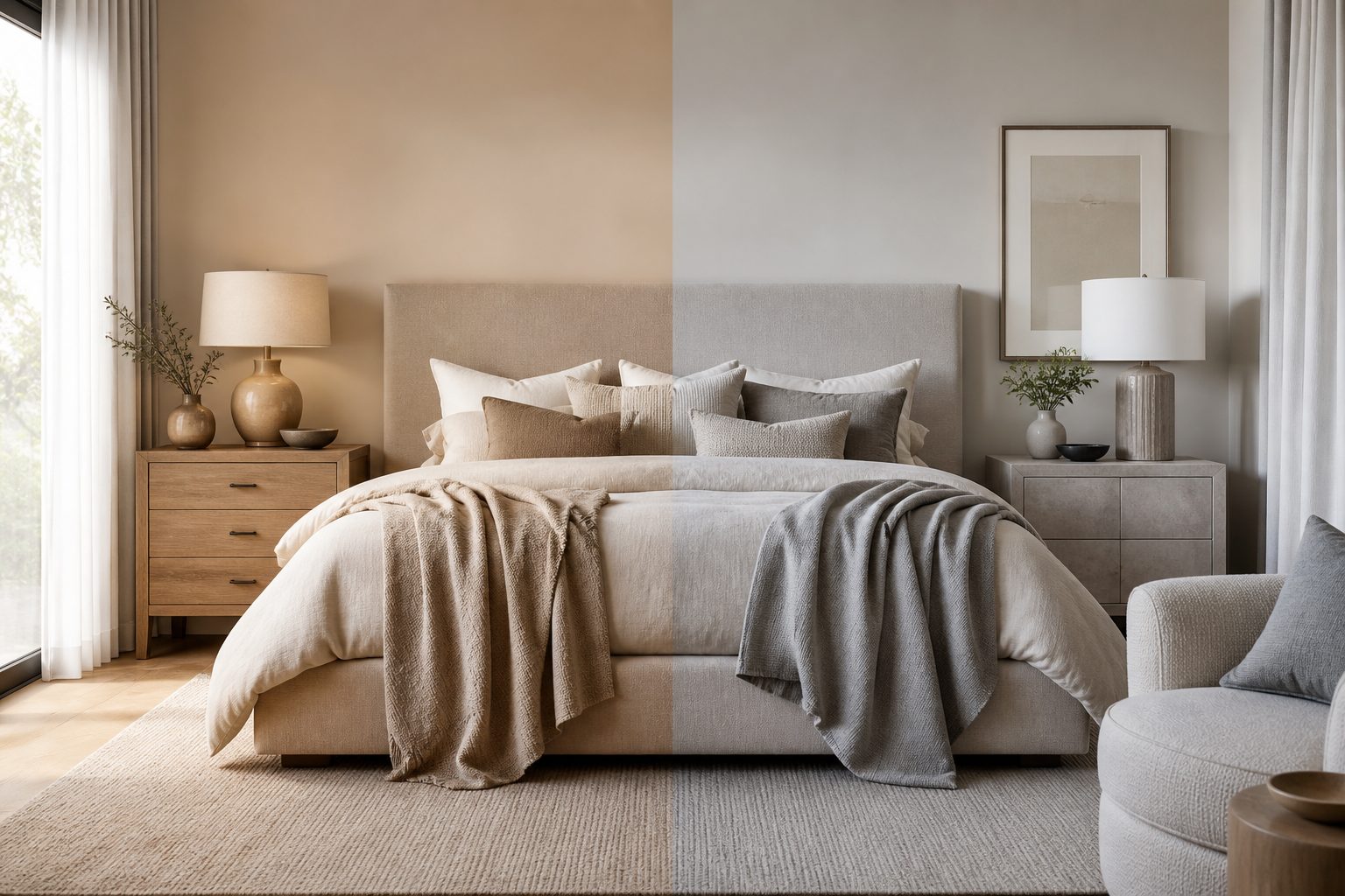 The Art of Creating a Cozy Neutral Bedroom: Your Guide to Timeless Serenity 6 Understanding Warm vs. Cool Neutrals: The Foundation of Your Design