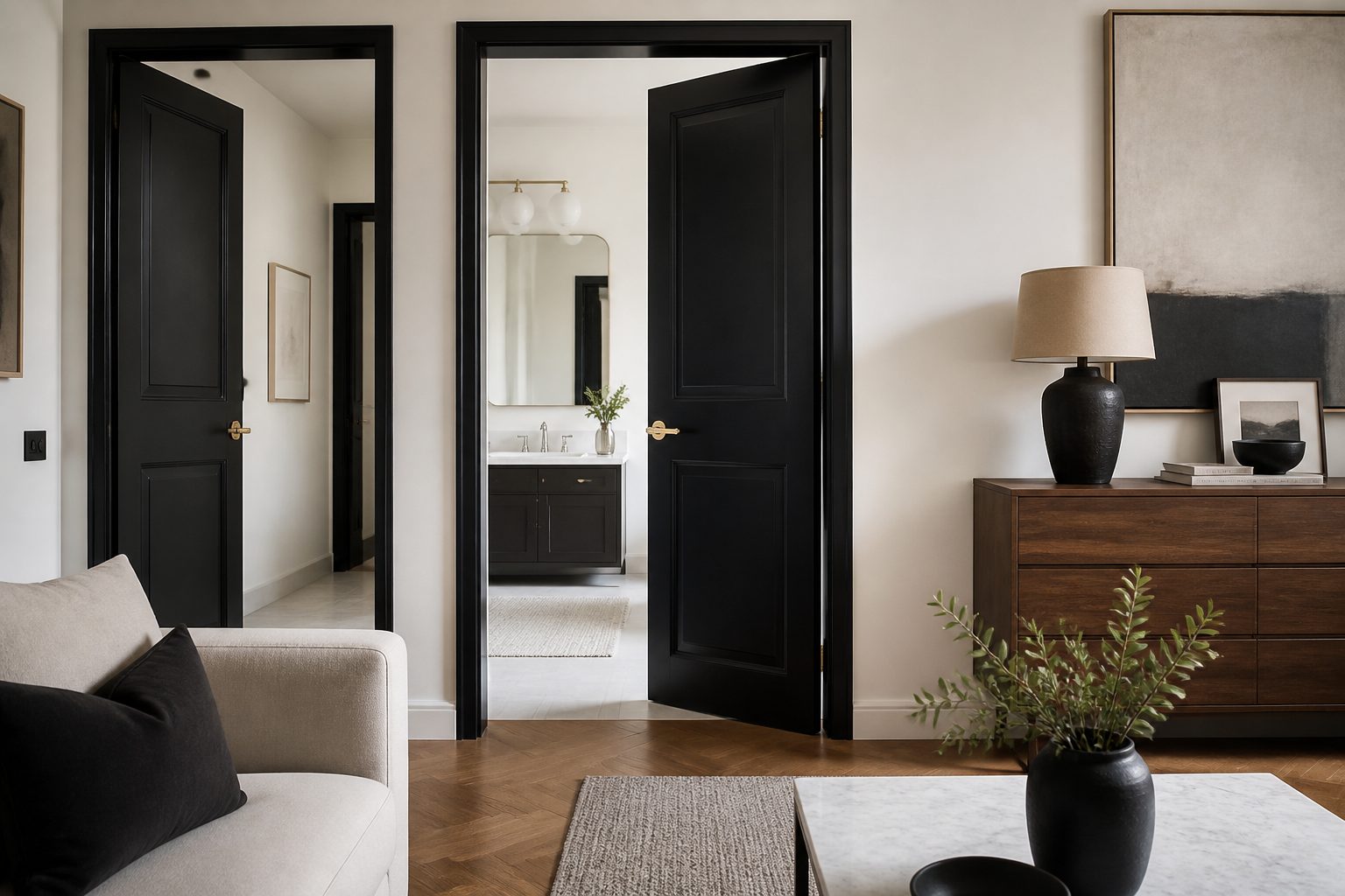 Black Interior Doors: The Bold & Elegant Design Secret 7 Making a Statement: Black Doors in Interior Psychology