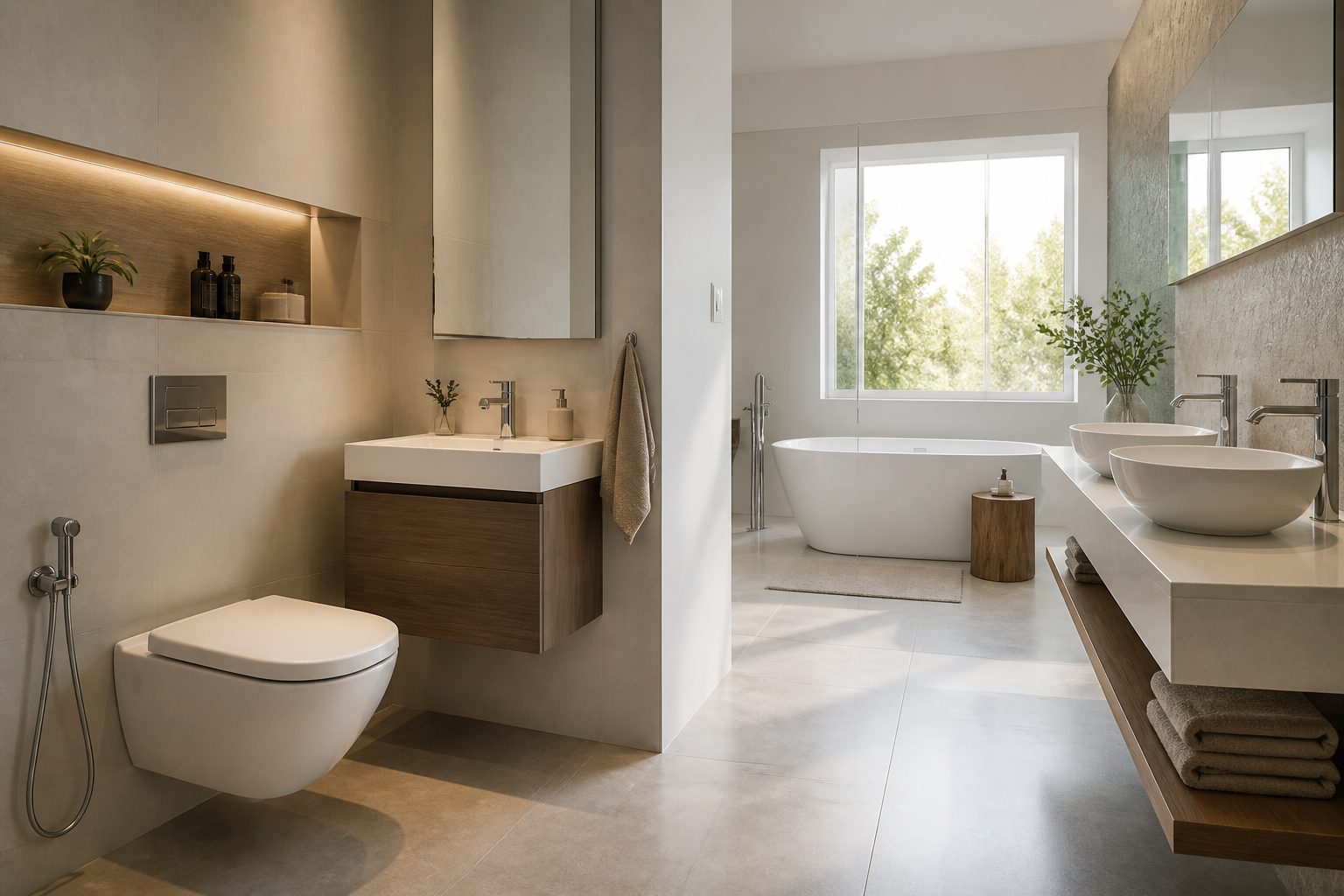 Bathroom Fittings: Design Your Dream Space & Boost Home Value 7 Step 2: Choose Fittings by Bathroom Type and Size