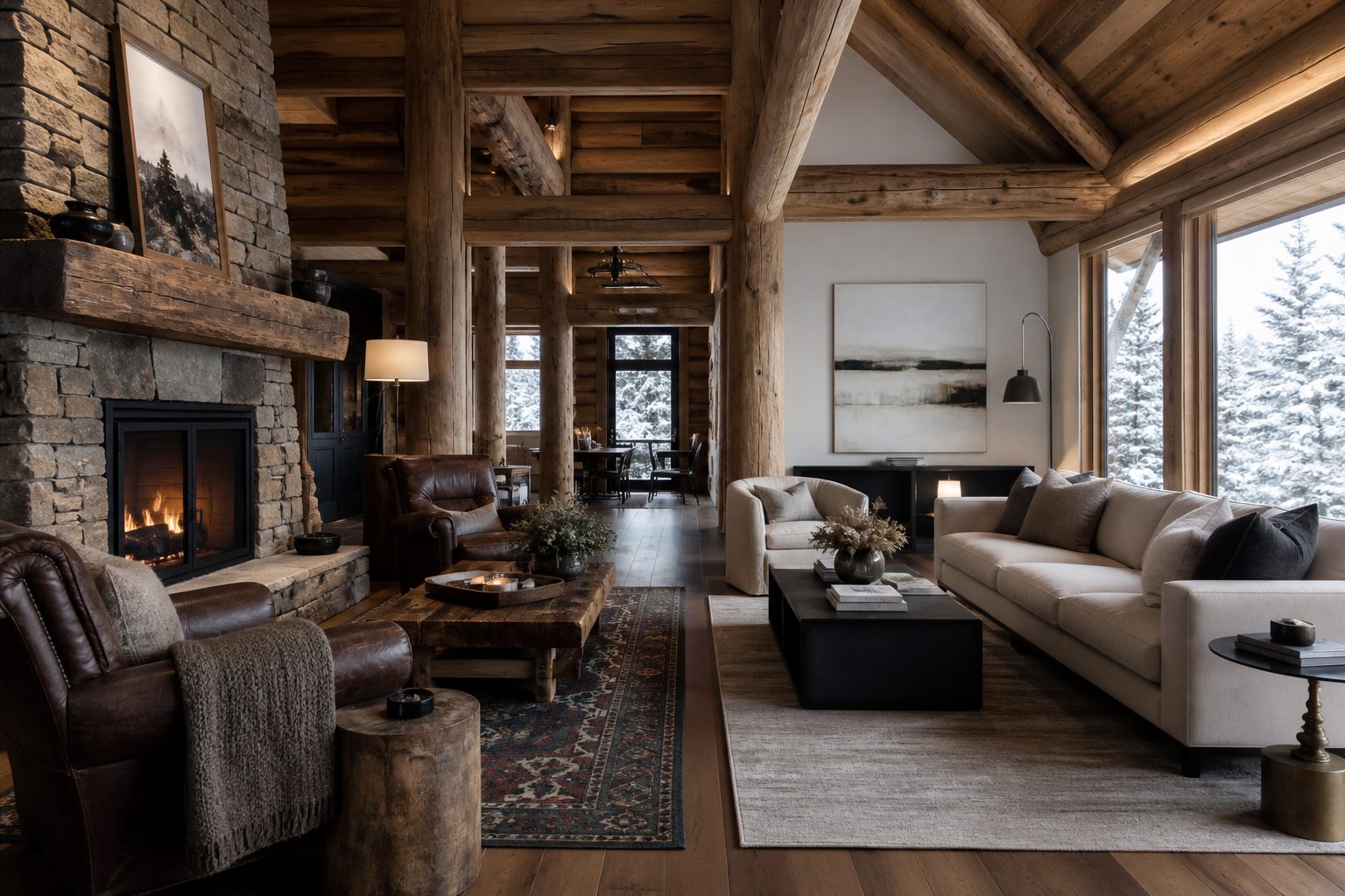 Winter Retreat: A Guide to Log Home Interiors 7 Style Comparison: Finding Your Fit