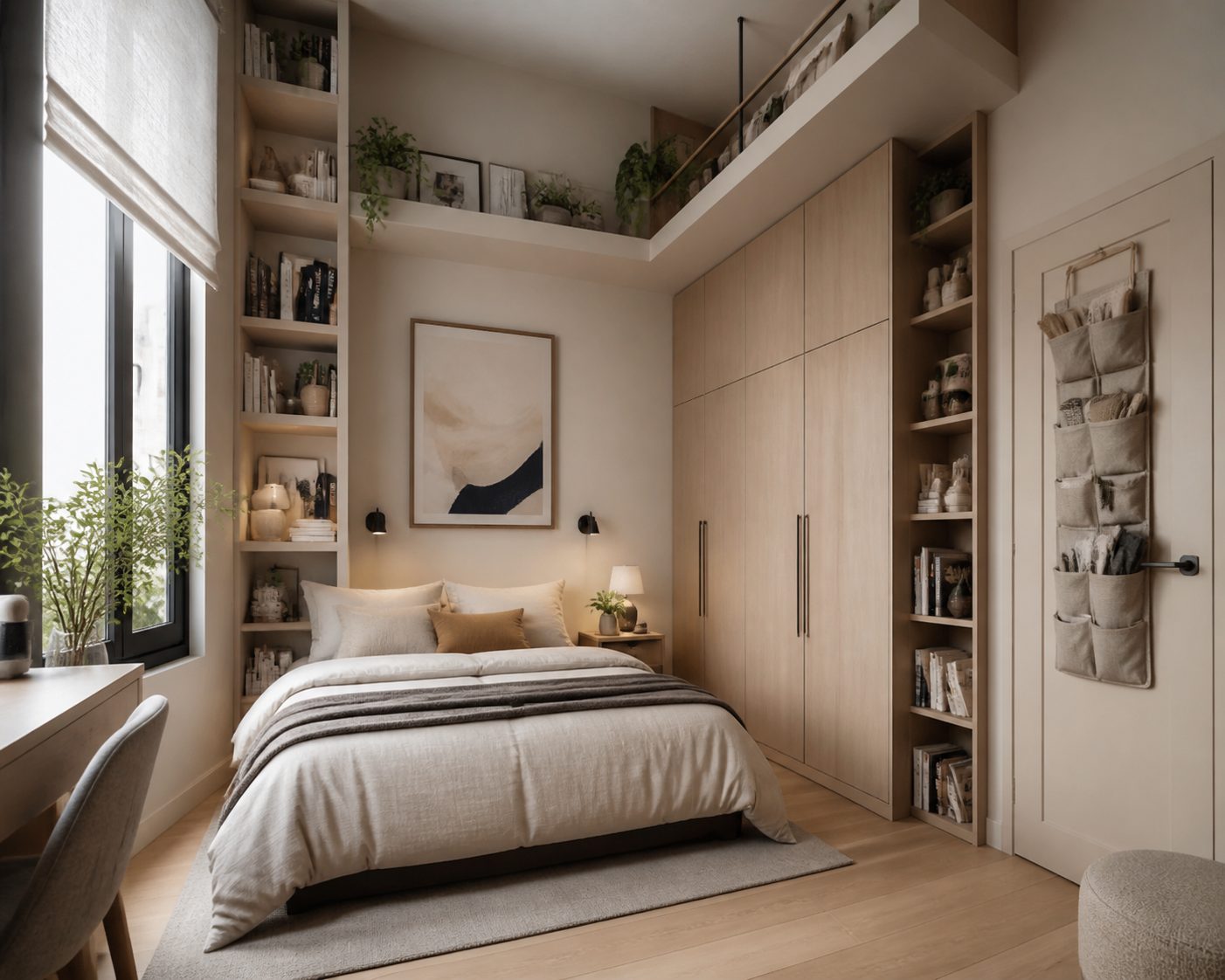 Small Bedroom Decorating Ideas 2026: 47 Smart Ways to Maximize Your Space 4 Vertical Space Solutions and Storage Strategies