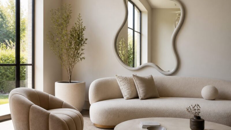 Inside Decors: Find Top Interior Designers & Home Decor Ideas 71 Squiggle Mirror: A Trendy Reflection of Style and Creativity