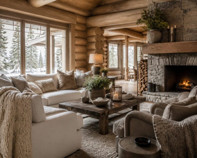 Winter Retreat: A Guide to Log Home Interiors 11 Winter Retreat: A Guide to Log Home Interiors