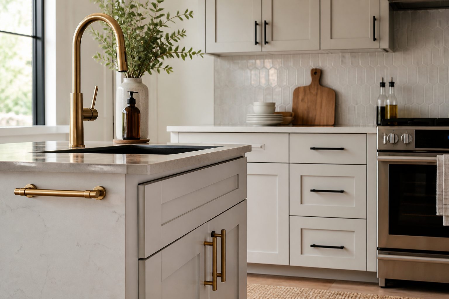 Affordable Kitchen Decor Ideas 2026: Style on a Budget 4 3. Elevate with Hardware & Fixtures